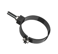Хомут трубы универсальный L=140мм ТН ПВХ, черный