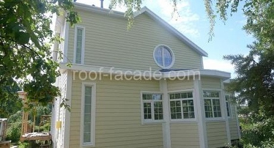 Облицовка виниловым сайдингом (Тярлево)