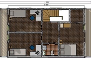 Коттедж 120 м2, Санкт-Петербург, г. Пушкин. Стоимость с материалами - 2 400 000 руб.