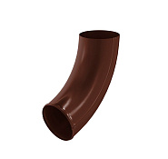 Отвод трубы Aquasystem 125/90 RAL8017 PU