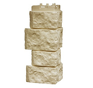 Угол фасадной панели наружный Grand Line Дикий камень Classic Бежевый