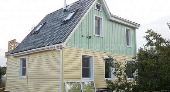 Монтаж металлочерепицы и облицовка виниловым сайдингом (Михайловское)