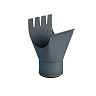 Воронка выпускная Foramina Freeze D125/100 grey (серый)